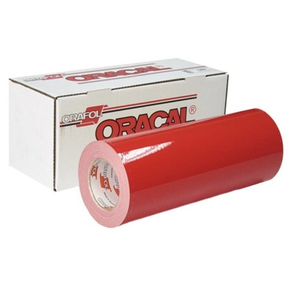 2 Pack 12"x 1 Yard Oracal 651 RED & LIGHT RED Cricut Hobby Craft Vinyl Decal - Picture 4 of 4